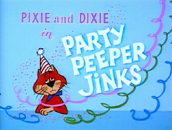 Party Peeper Jinks title card
