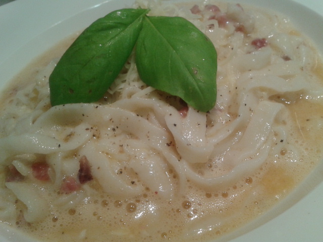 Tallarimis Carbonara