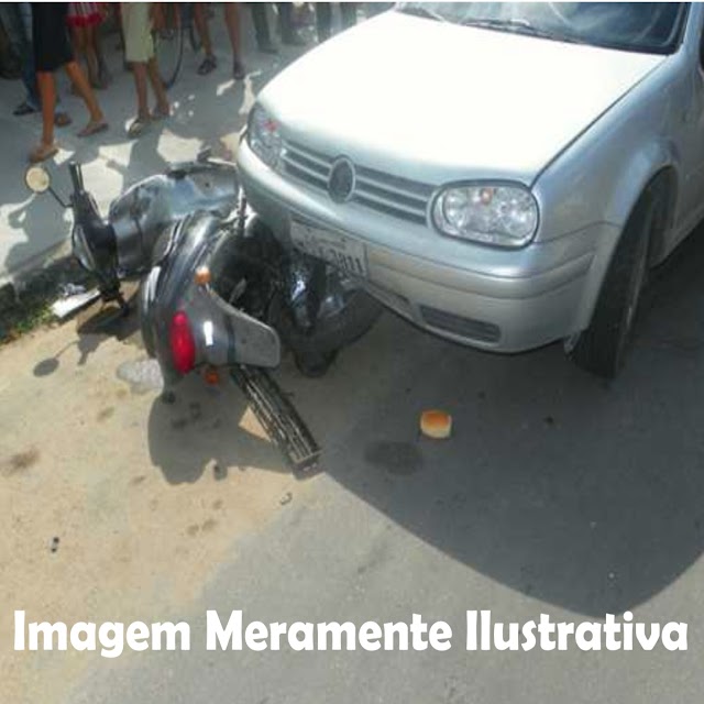 SANTO ANTÔNIO DE JESUS: COLISÃO ENTRE CARRO E MOTO NA AV. VEREADOR JOÃO SILVA