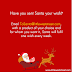Have You Sent Santa Your Wish? Email To Santa See it Come True
