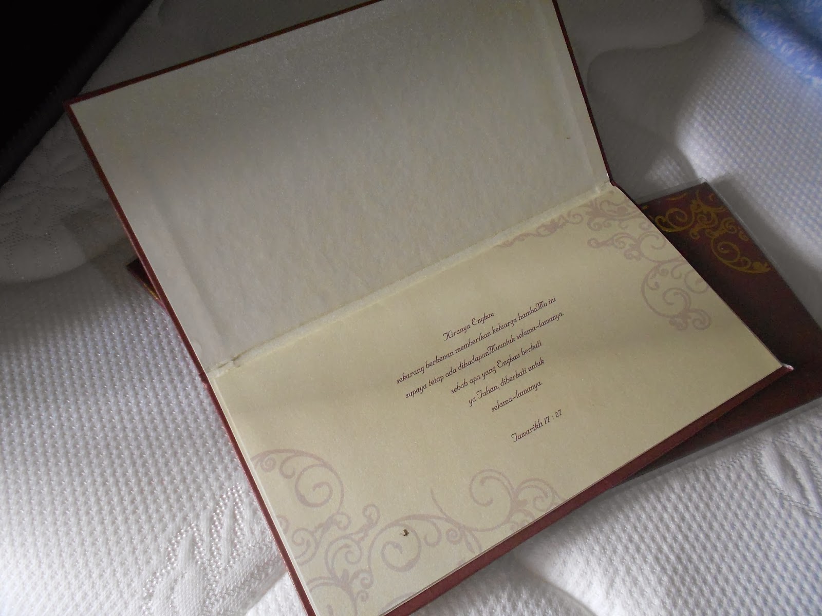 Undangan Pernikahan Coklat Clasic ( enha HC-066 ) | undangan, paperbag