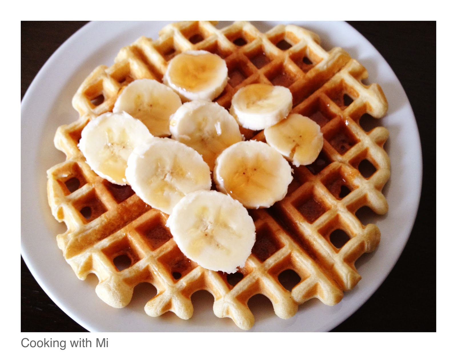 Natureba Kitchen Waffles de aveia com bananas