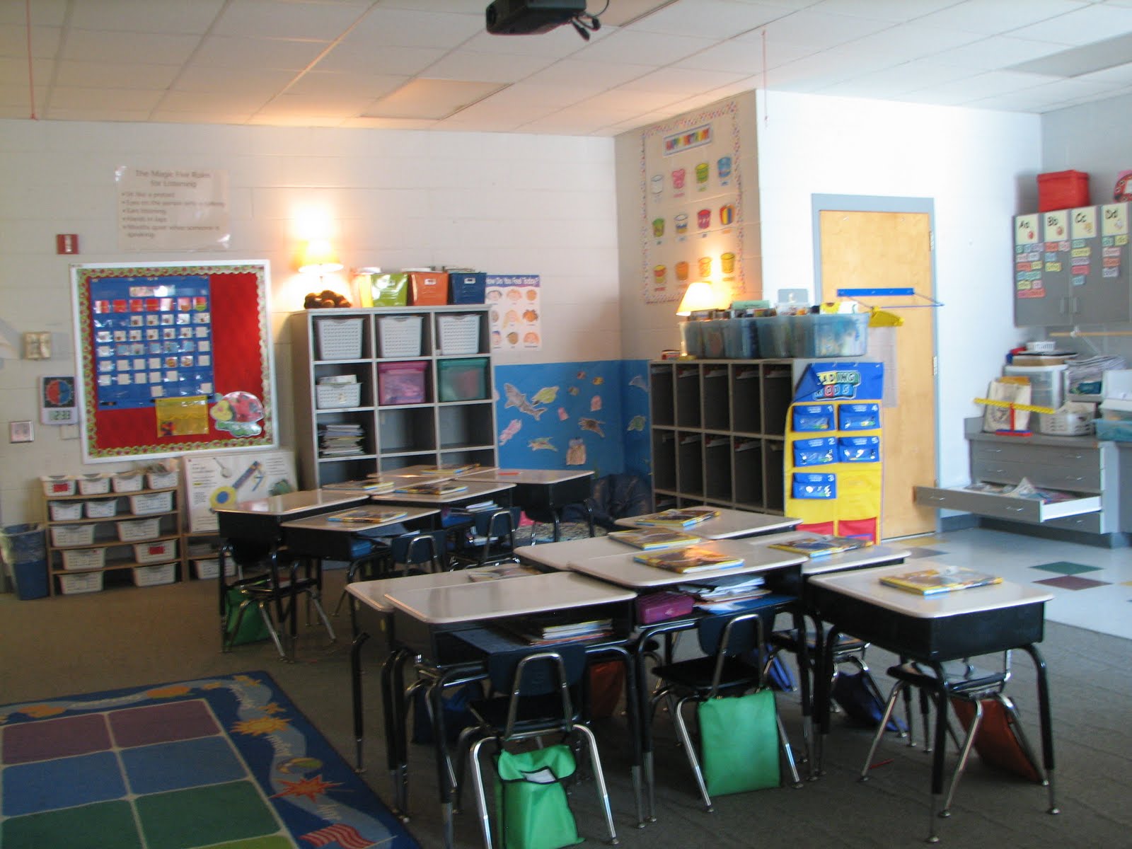 First Grade Escapades Desks and tables classroom