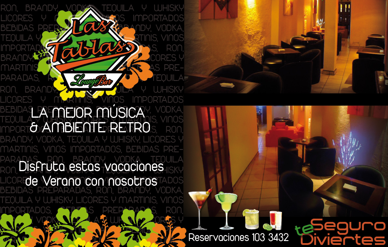 Las Tablas Lounge Bar Publicidad en Cosamaloapan MantelPubliko