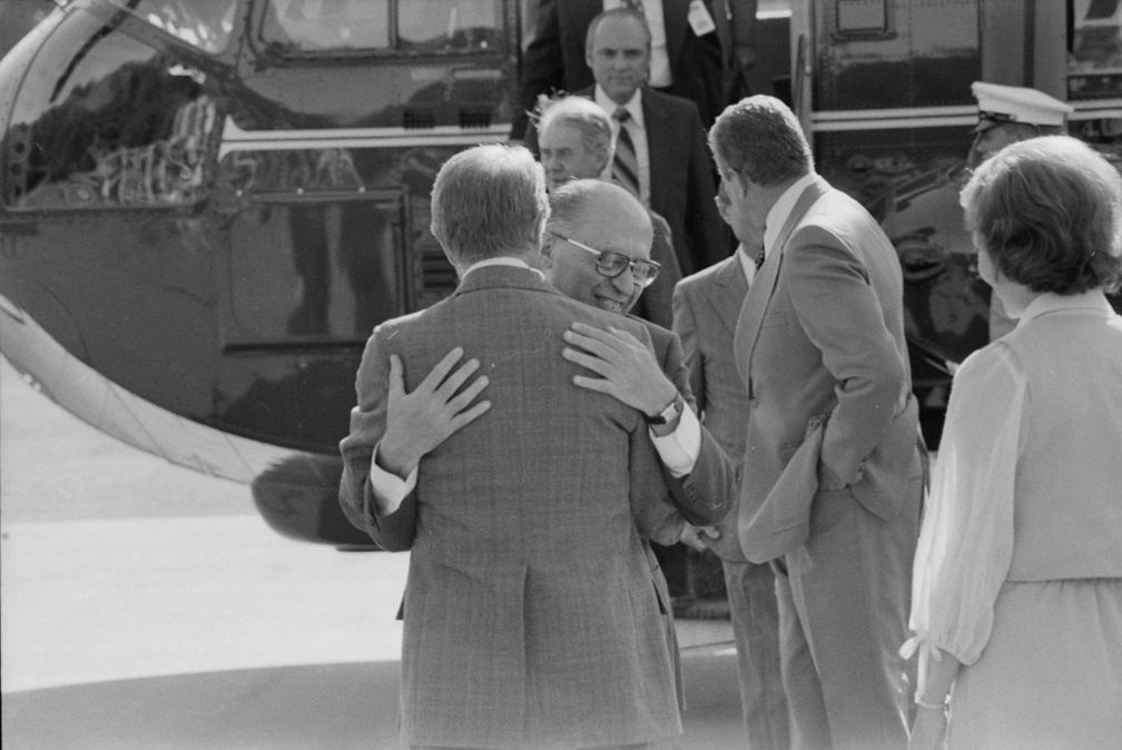 president carter welcomes israe...