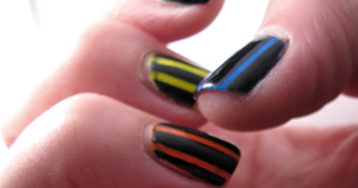 Over The Top Coat 12 of 31 Striped Nails