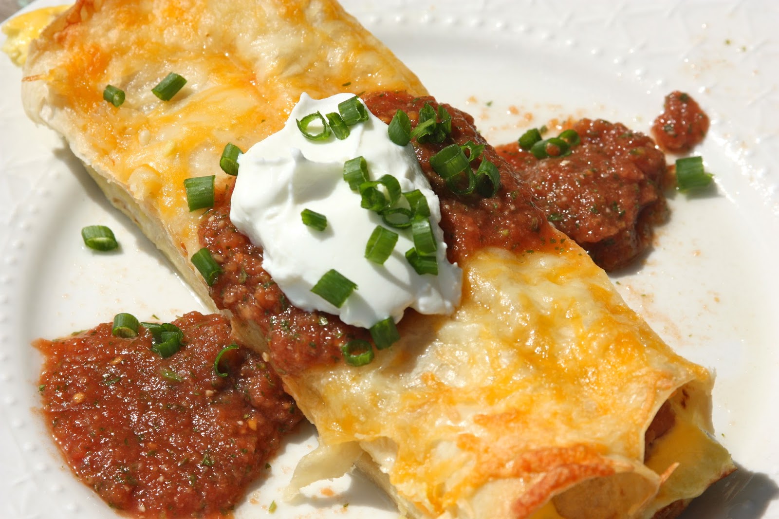 My Recipe Box {Overnight} Ham and Cheese Enchiladas