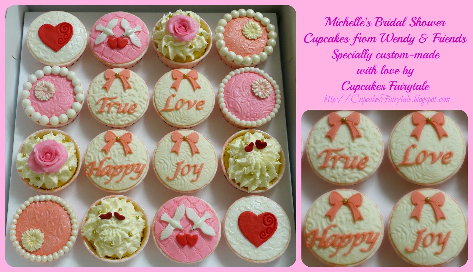 Cupcakes Fairytale MICHELLE'S BRIDAL SHOWER CUPCAKES