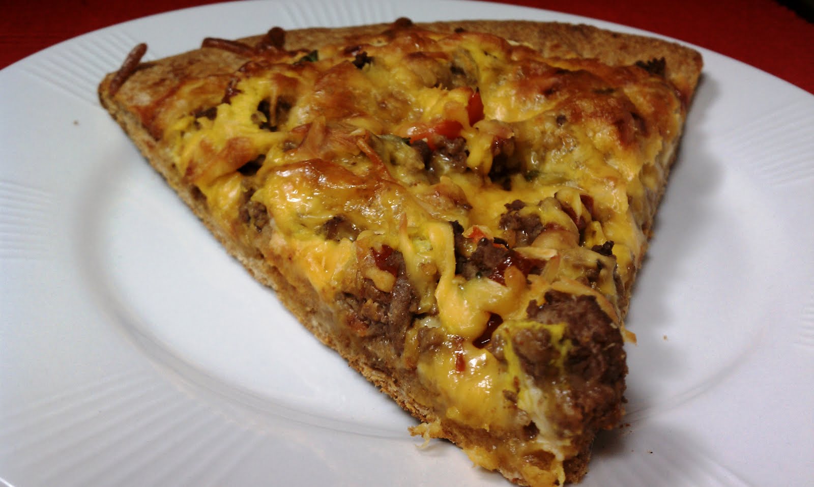 Cheeseburger Pizza Emily Bites