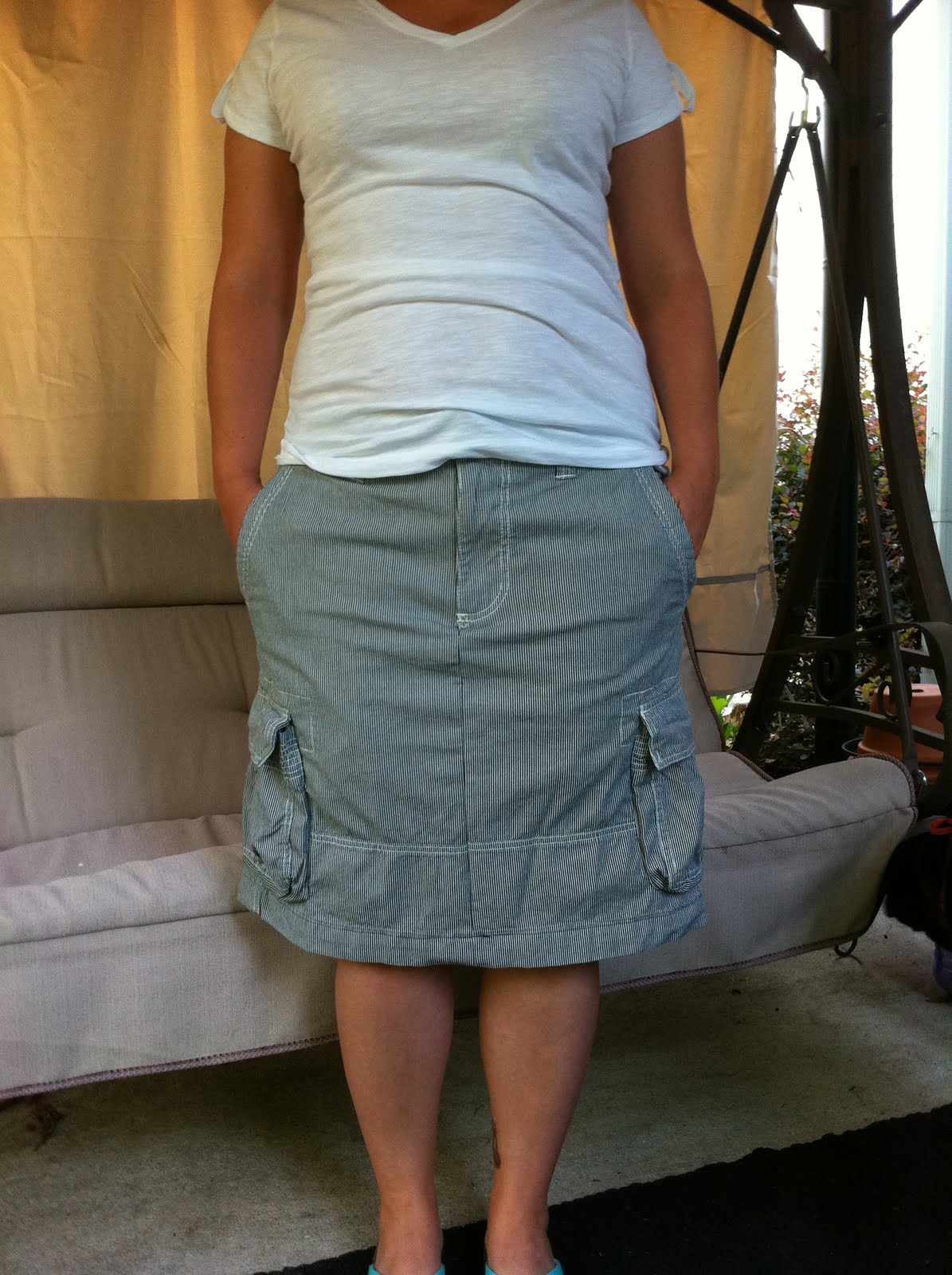 lilpixieknits: DIY cargo skirt