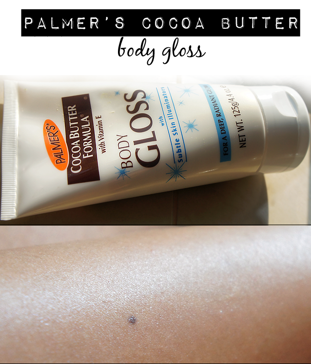 Yolanda G Palmer's Cocoa Butter Body Gloss with Subtle Skin