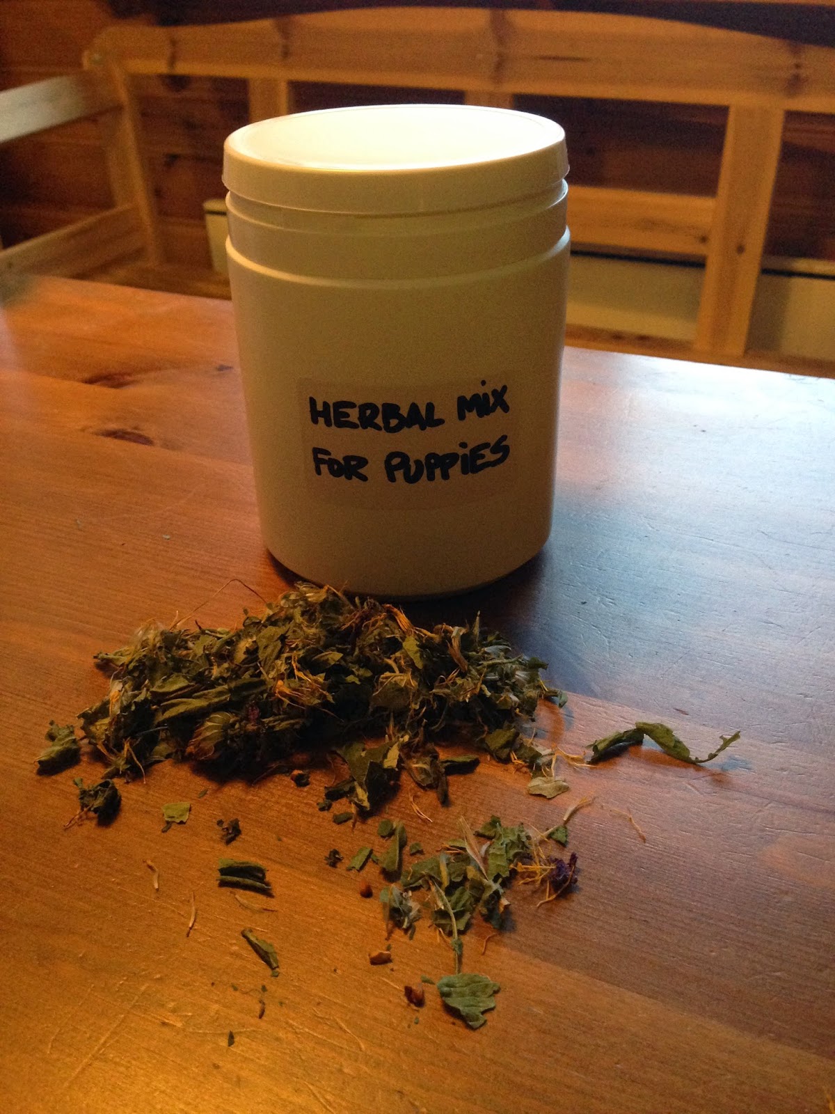 Katerina's Journal Herbal Supplement Mix For Puppies