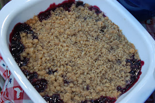 blueberry cobbler fruit pie dish