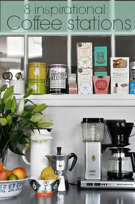 nostalgiecat 8 inspirational Coffee stations...