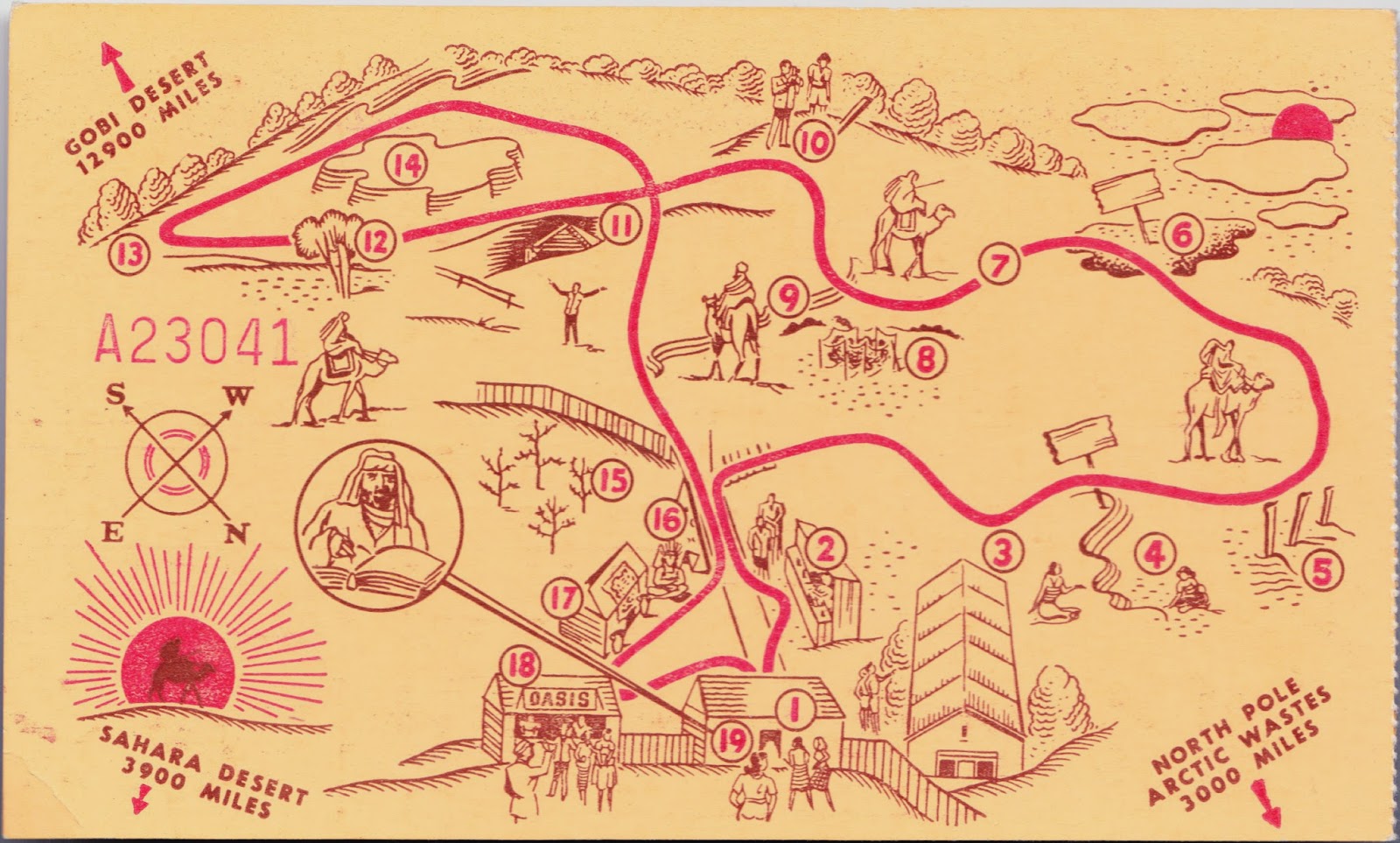 Desert Of Maine Map Papergreat: Illustrated Map Of "Desert Of Maine"