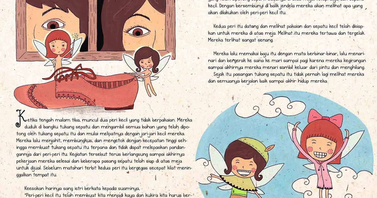 Asa Kecil Dongeng Tentang Peri Kecil Dan Tukang Sepatu