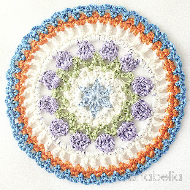 Crochet mandala by Anabelia Craft Design