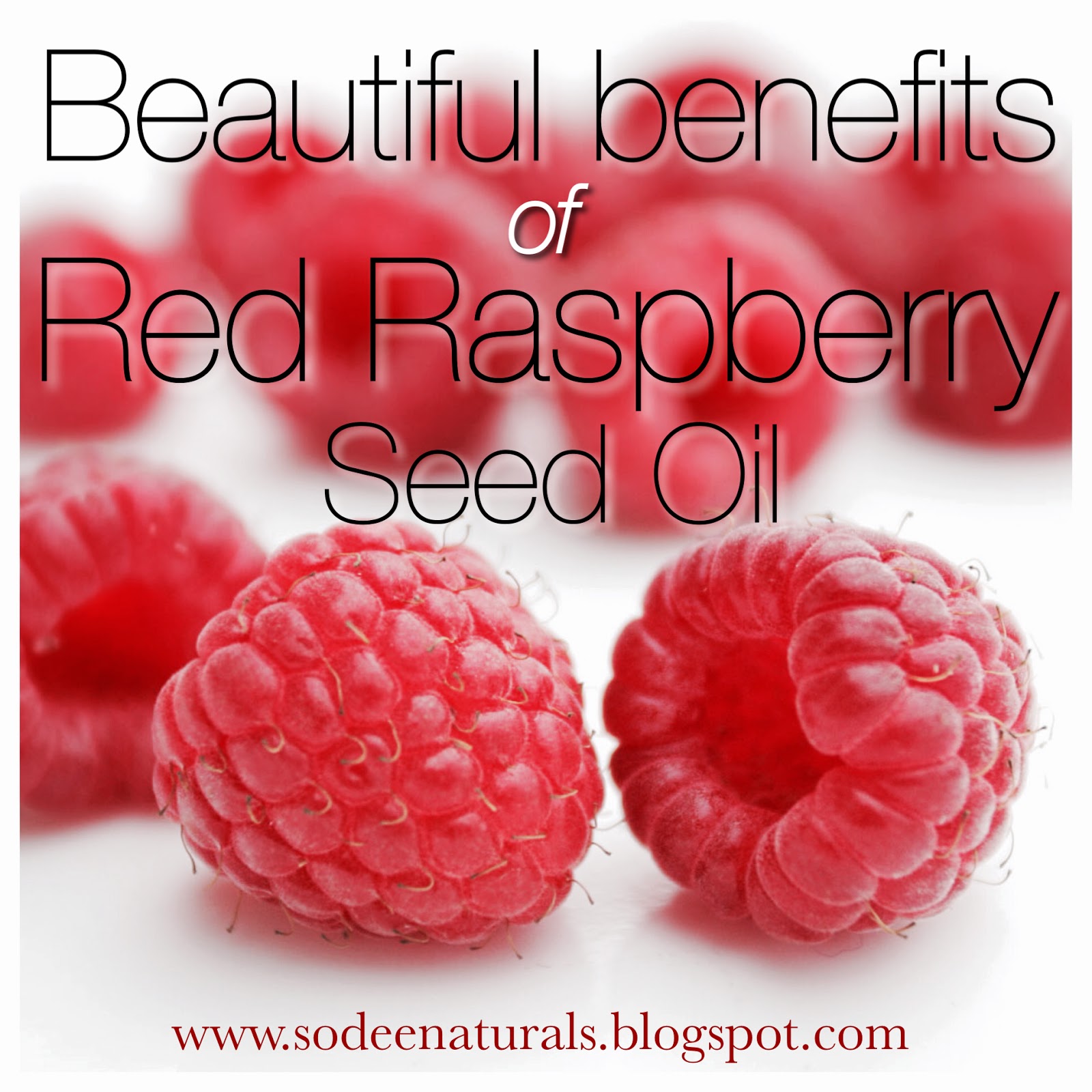 Sodeë Naturals Benefits of Red Raspberry Seed Oil