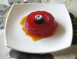 Flan De Picotas Del Jerte
