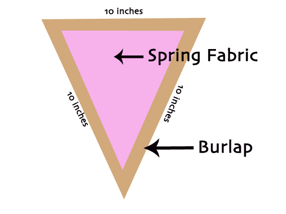 Spring Bunting Banner Tutorial Classy Clutter