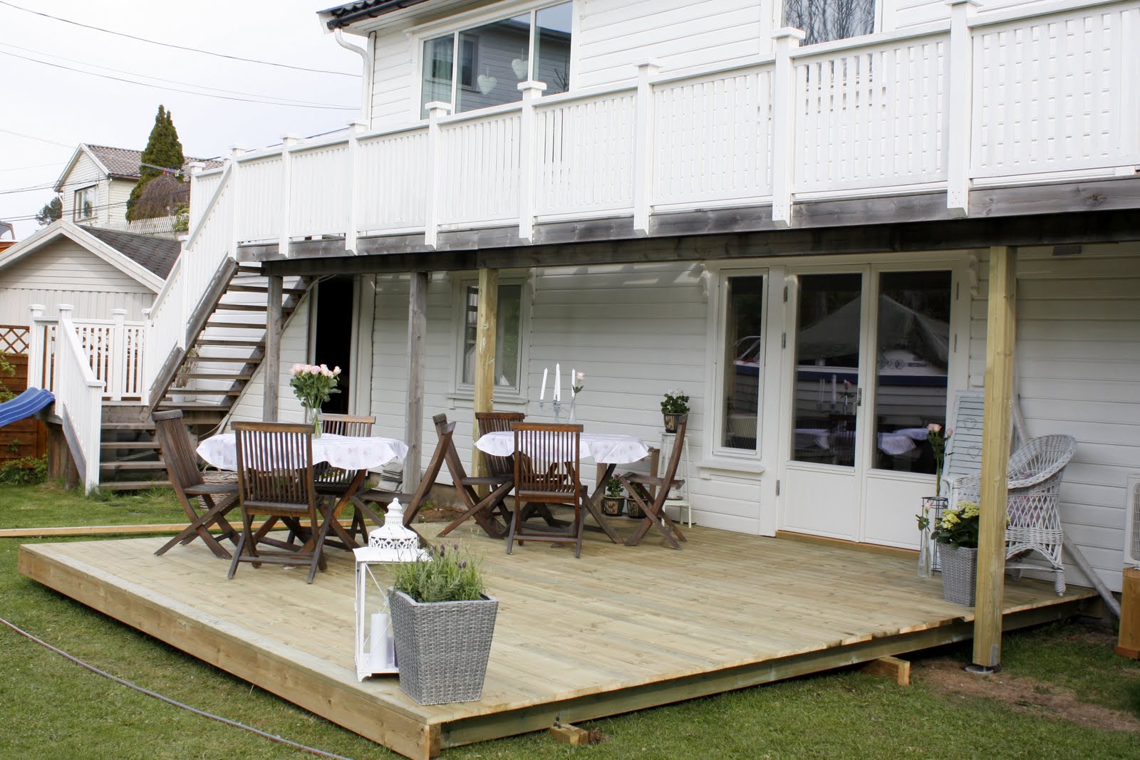 Mammasport: Terrasse