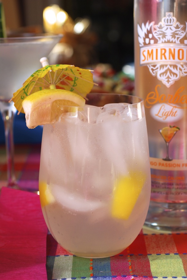 Mango Passion Fizz Cocktail (Featuring Smirnoff Sorbet Light) Always Order Dessert