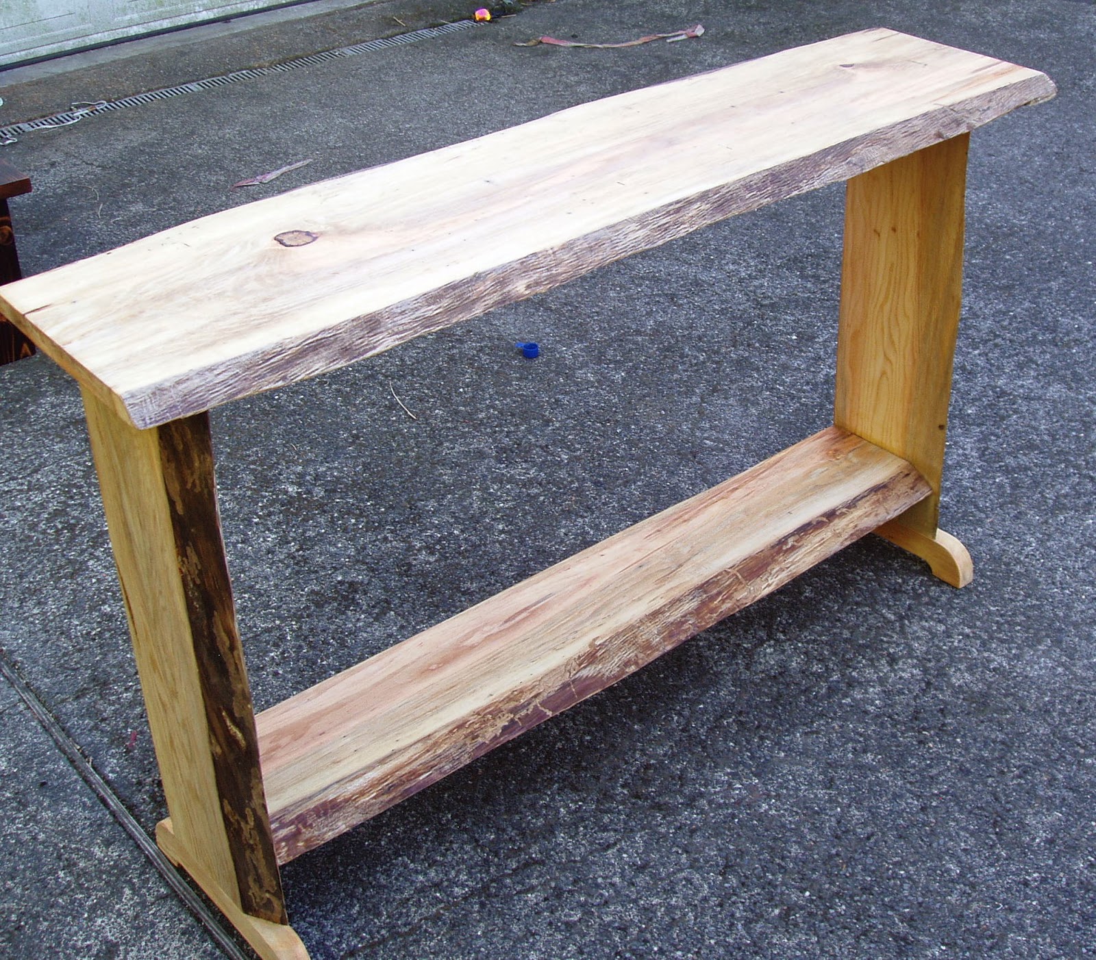 driftedge woodworking Live Edge Incense Cedar Side Table. 350.00