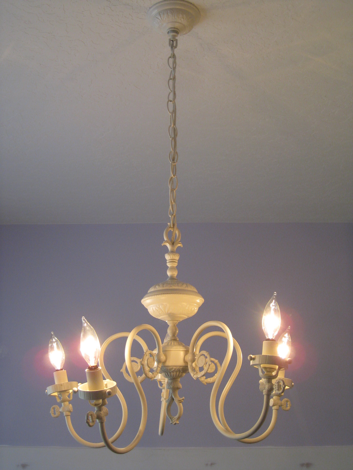 TDA decorating and design Rewiring The Chandelier It Actually Works!