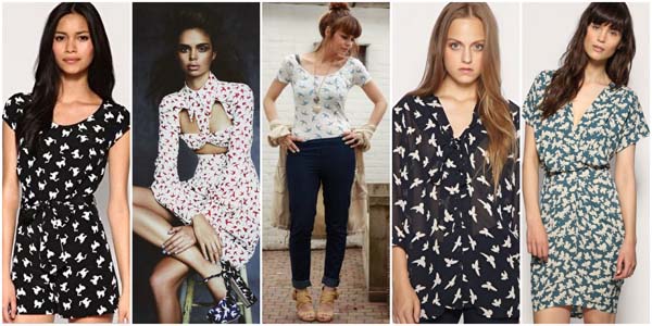 vestidos estampas de bichos