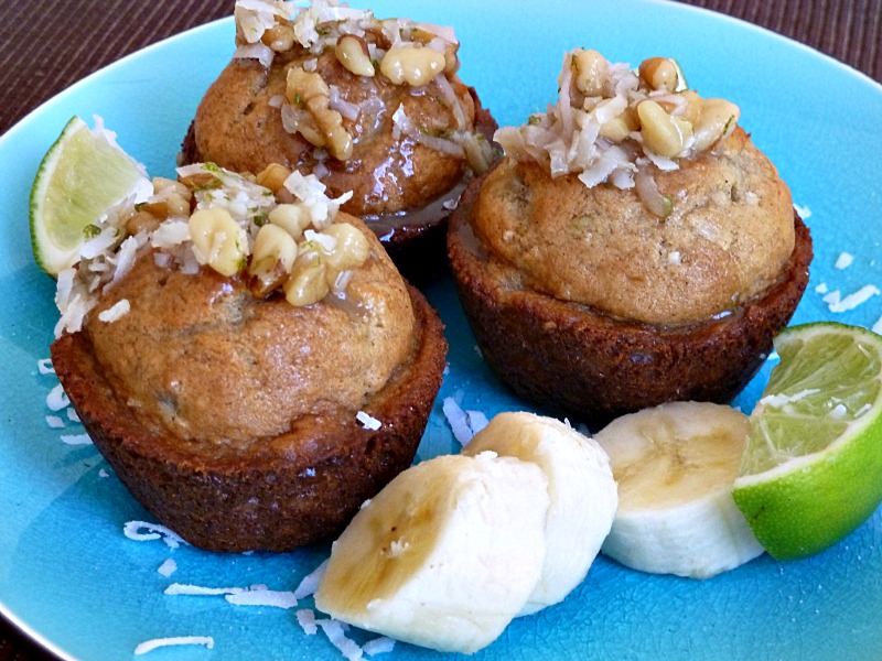 Baking and Cooking, A Tale of Two Loves Jamaican Lime Banana Bread Muffins