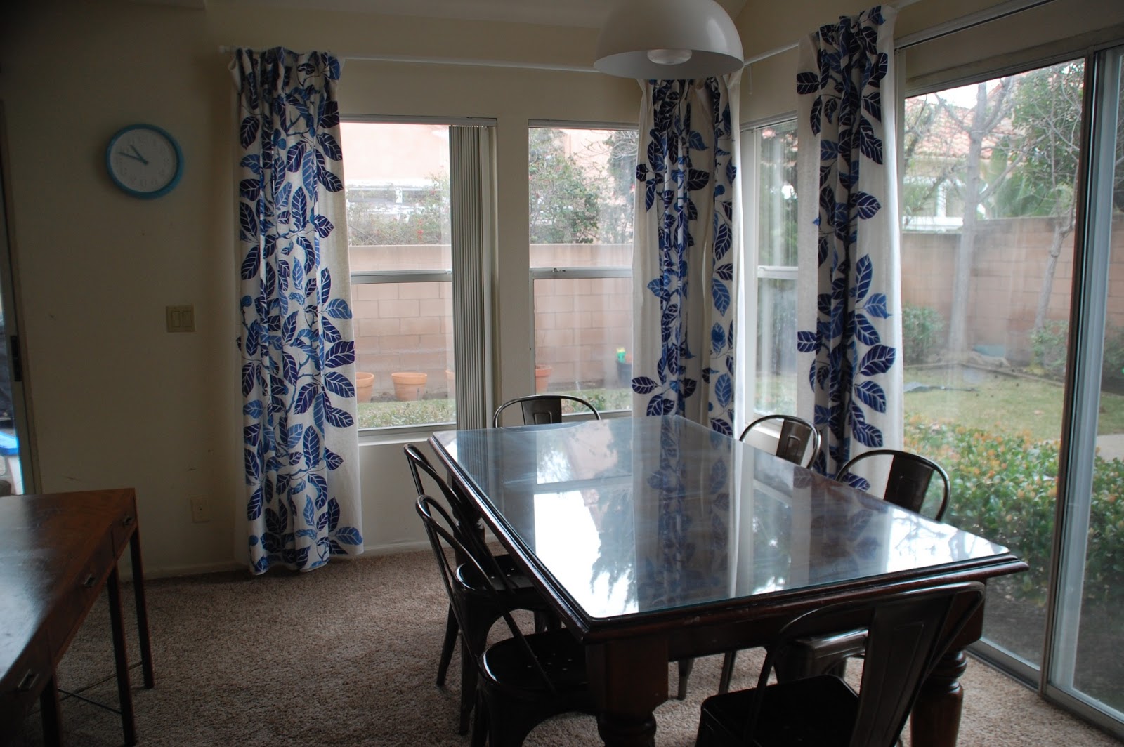 Lisa Moves New Curtains And Chairs The Dining Room
