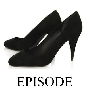 Episode  Angel black suede shoes