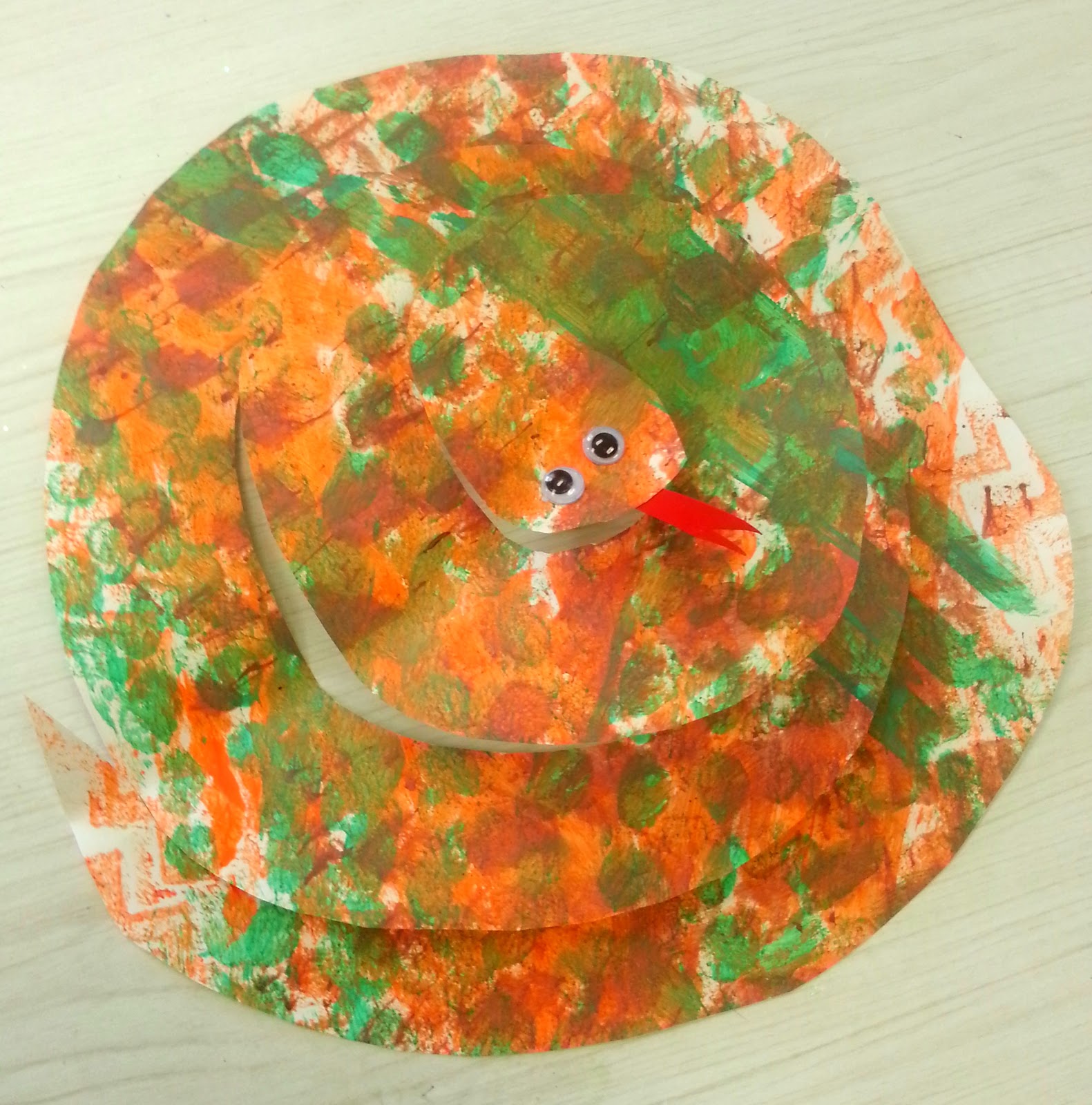 Choices for Children: Painted Paper Snakes