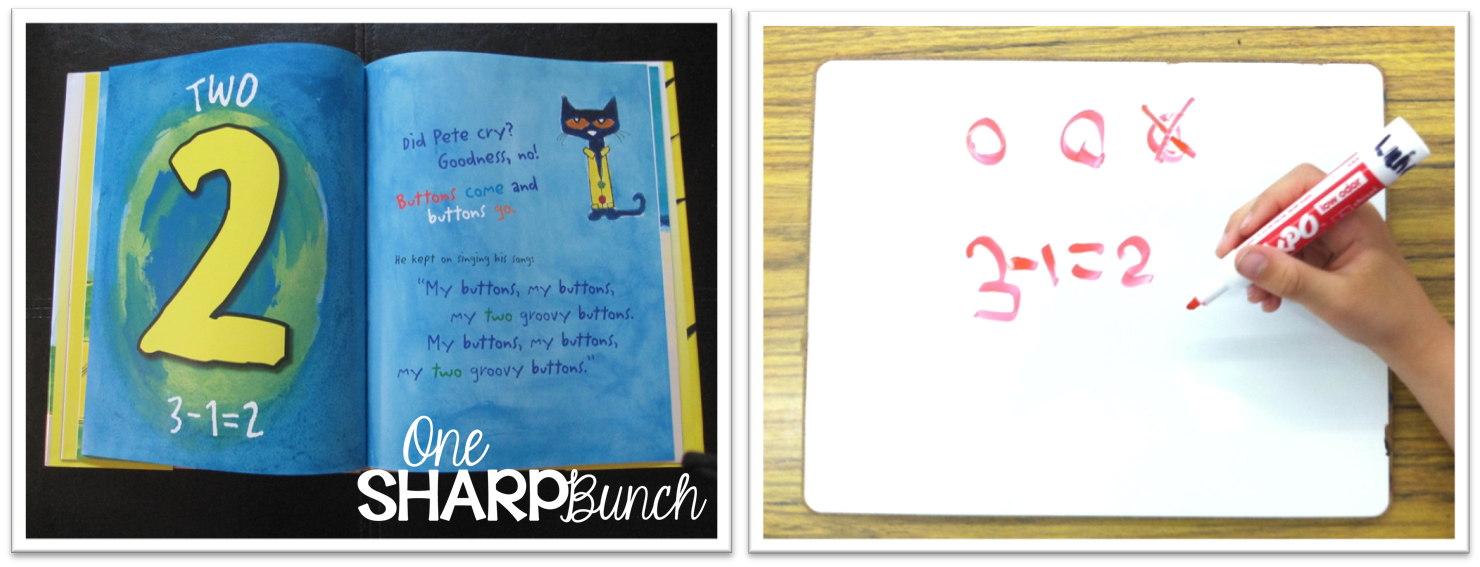 Subtraction Book Freebie One Sharp Bunch