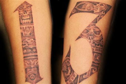 Tatuaje de numeros ~ Fotos de Tatuajes