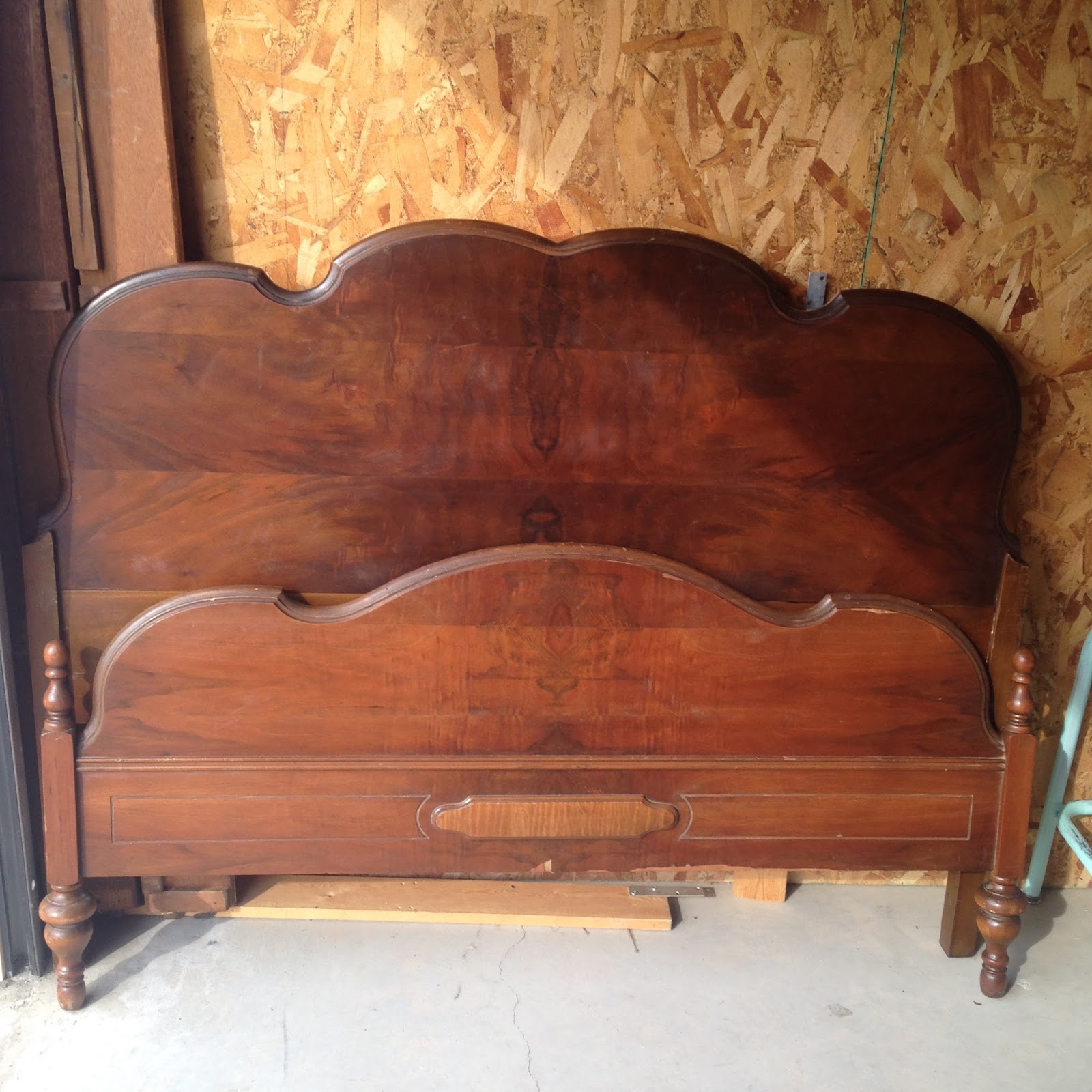 Using RestorAFinish or How to Restore a Vintage Bed Easily Averie