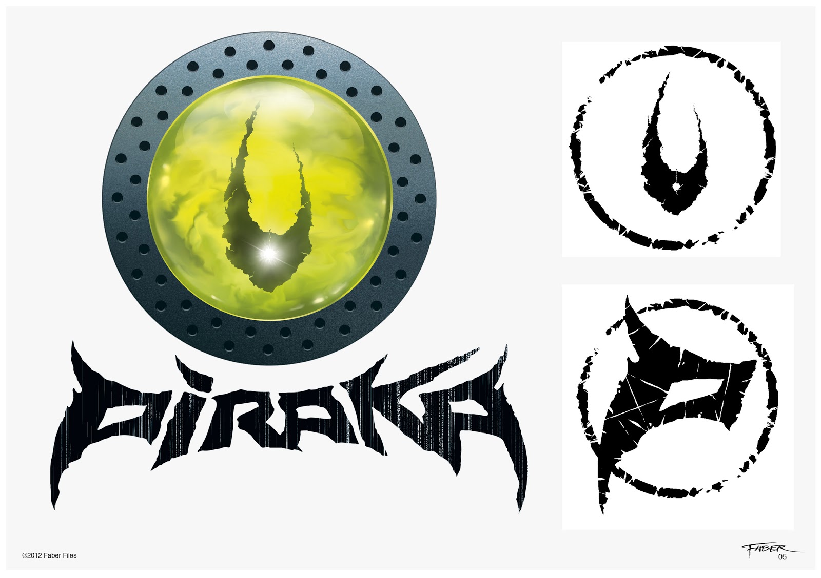 Bionicle Concept Arts - Página 4 Christian+Faber+Files_Piraka+logo