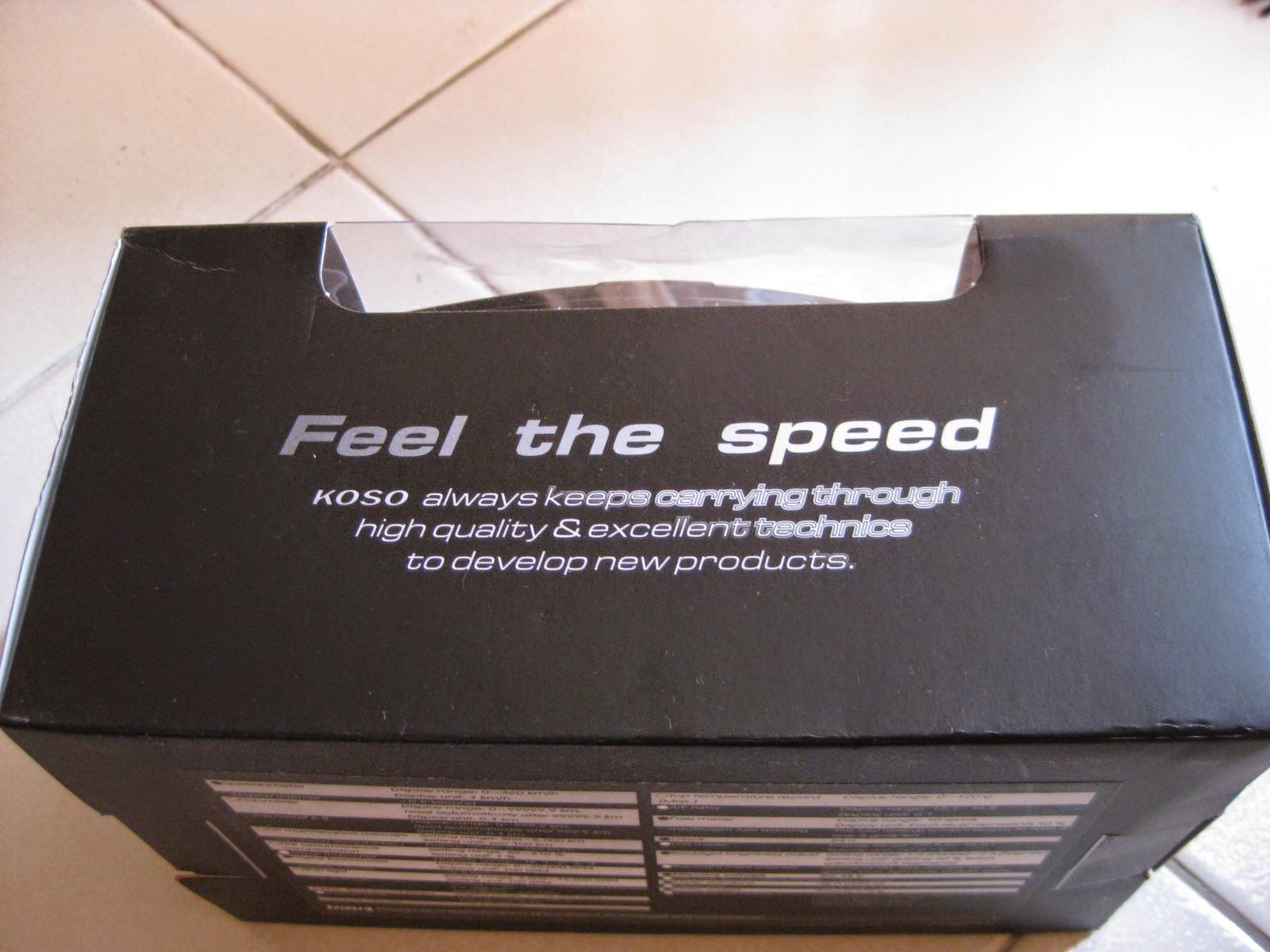 KOSO DIGITAL SPEEDOMETER MIO MANUAL