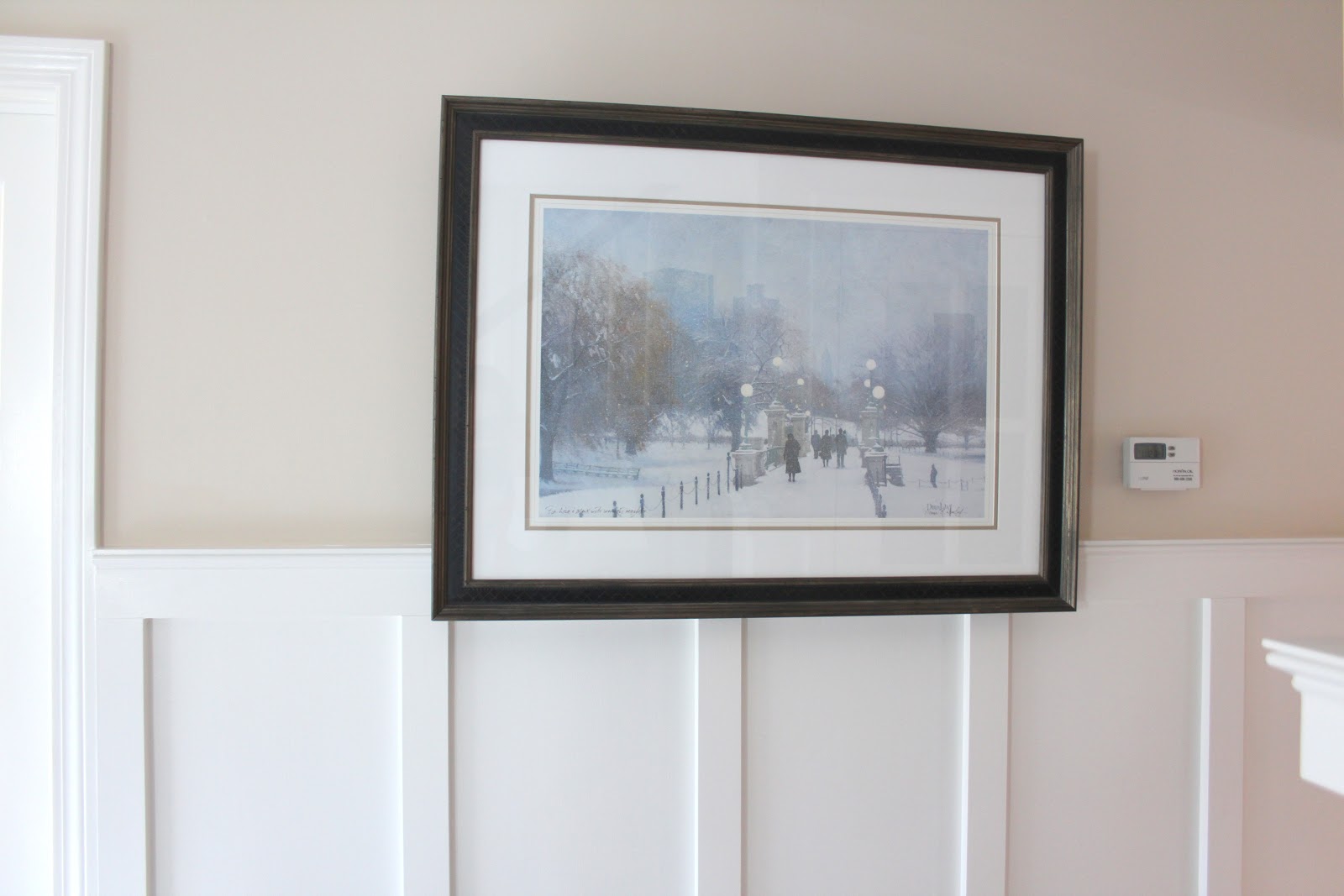 How To Hang Heavy Art & How To Hang Art Over Board and Batten Shine