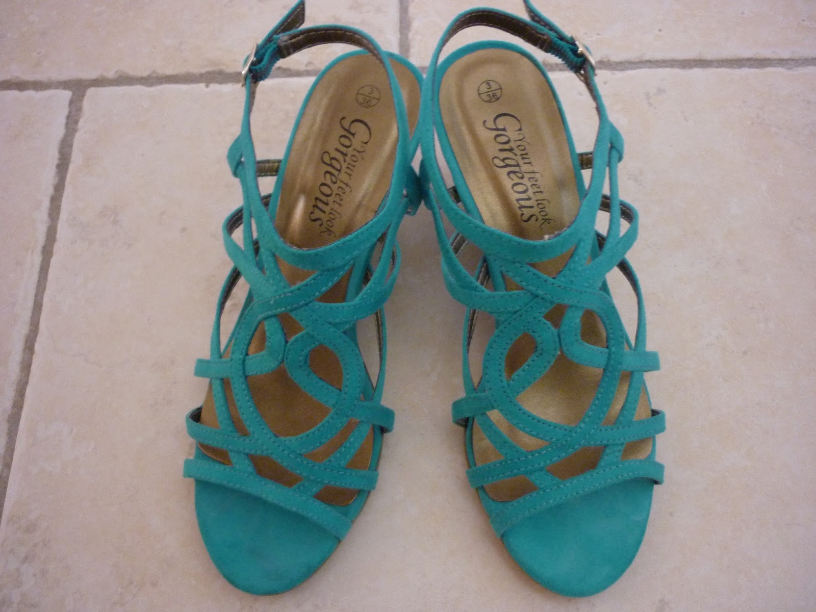 Turquoise wedges