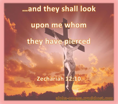 ...and they shall look upon me whom they have pierced