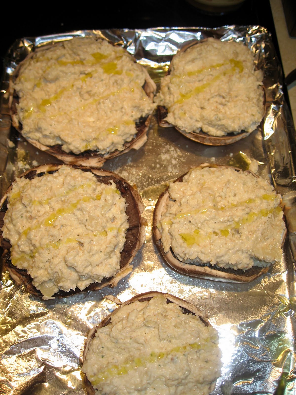 CrabCake Stuffed Portobello Mushrooms Tutorial