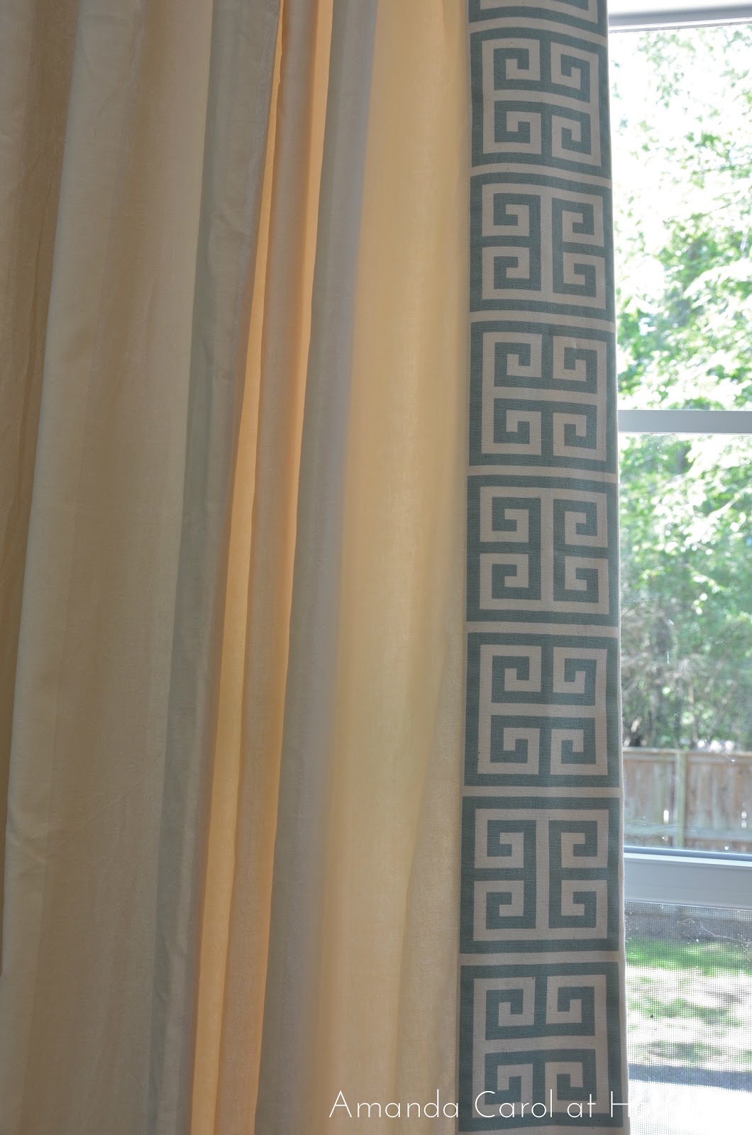 Greek Key Curtains