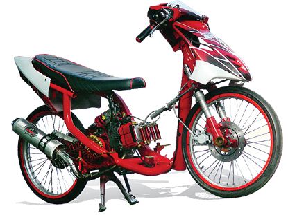 otomotif mio
 on otomotif bike: Contoh Modifikasi Yamaha Mio