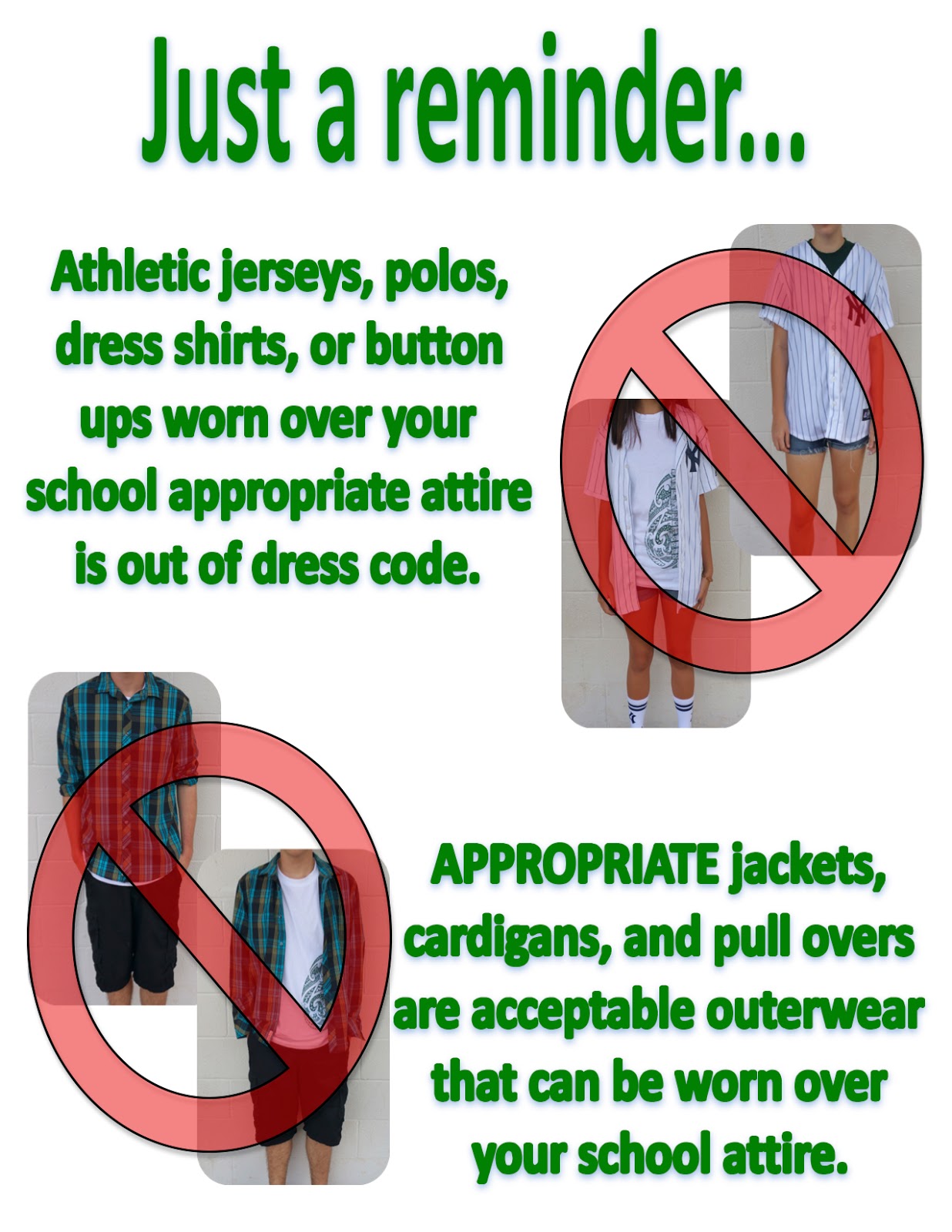 Dress Code Reminders