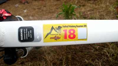 Aku mendapat nomor peserta 18.