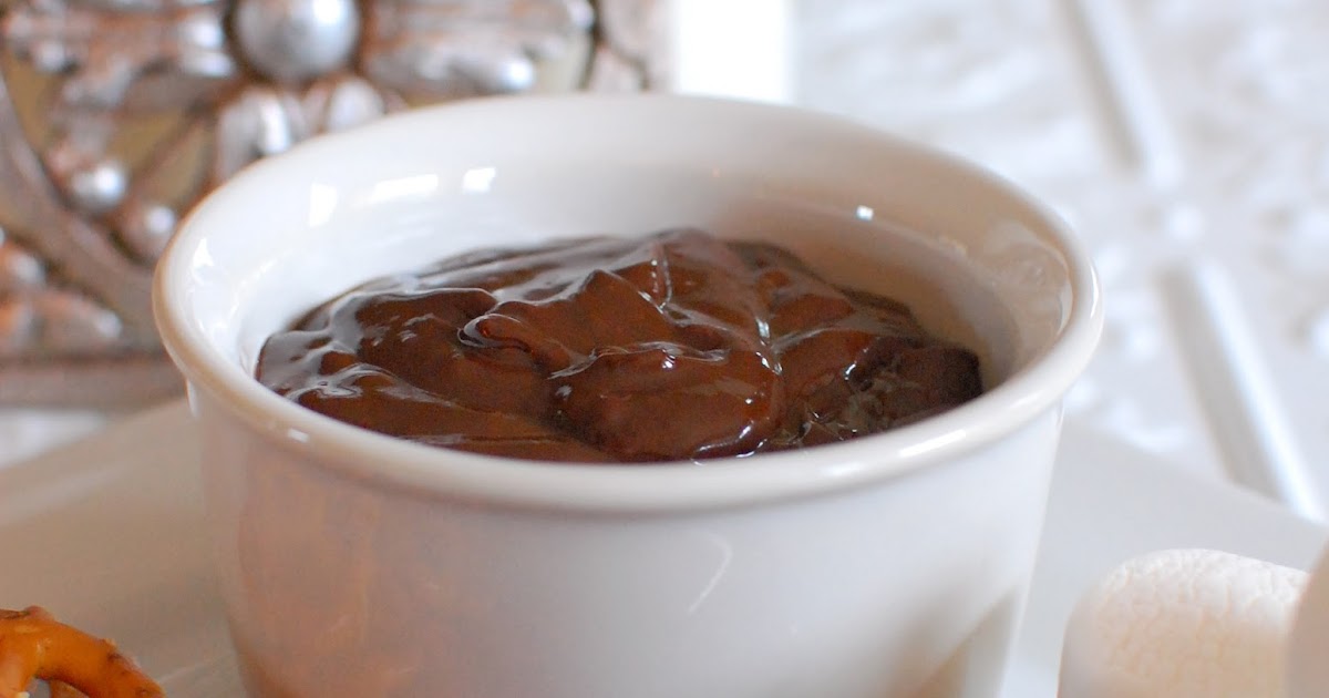 A Sprinkle of This and That Raspberry Chocolate Fondue