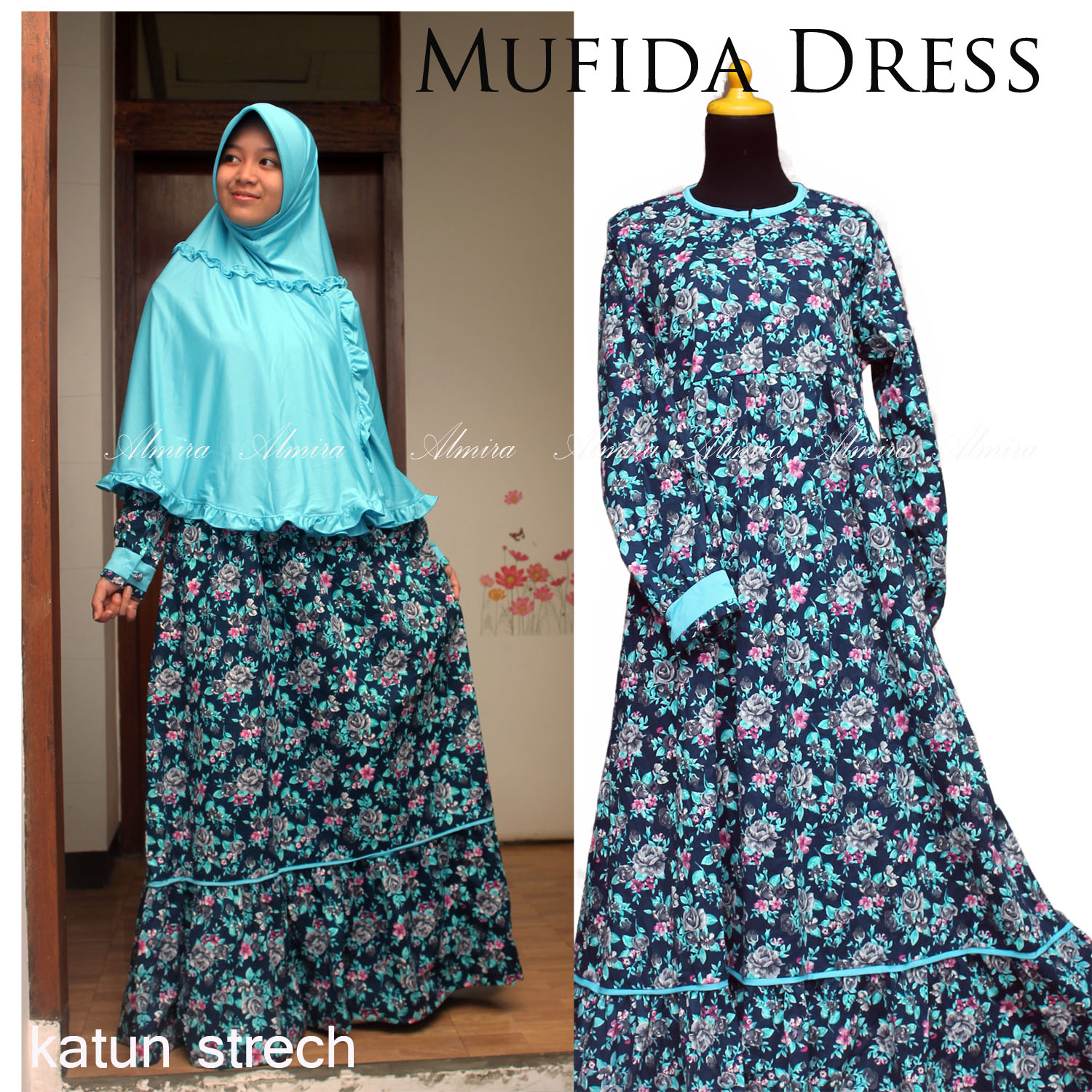gamis katun strech mufida dress griya raditya gamis katun strech mufida dress griya raditya