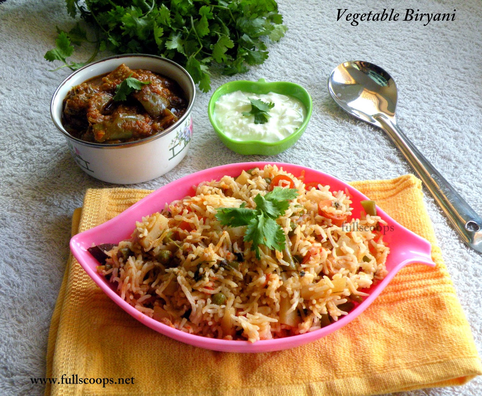 Vegetable Biryani Recipe ~ Full Scoops - A food blog with easy,simple