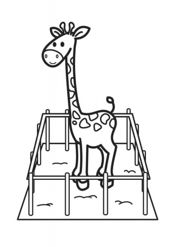 Giraffe Coloring Page Giraffe Coloring Page